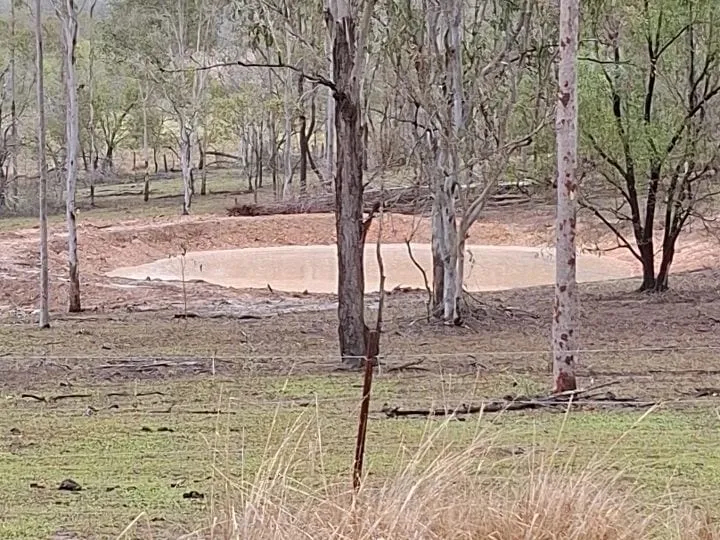 The finished dam